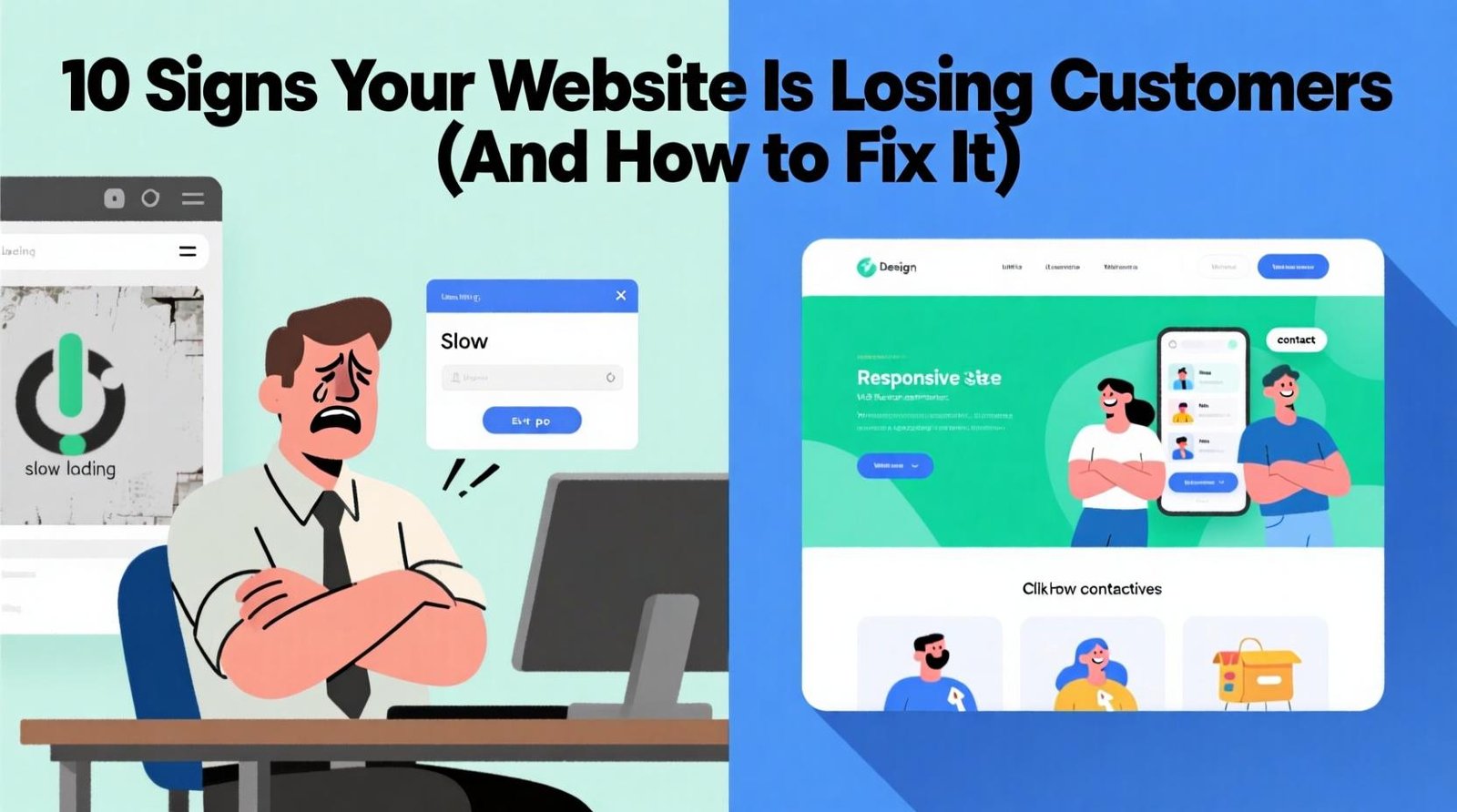 10 Signs Your Business Website is Losing Customers (And How to Fix It)