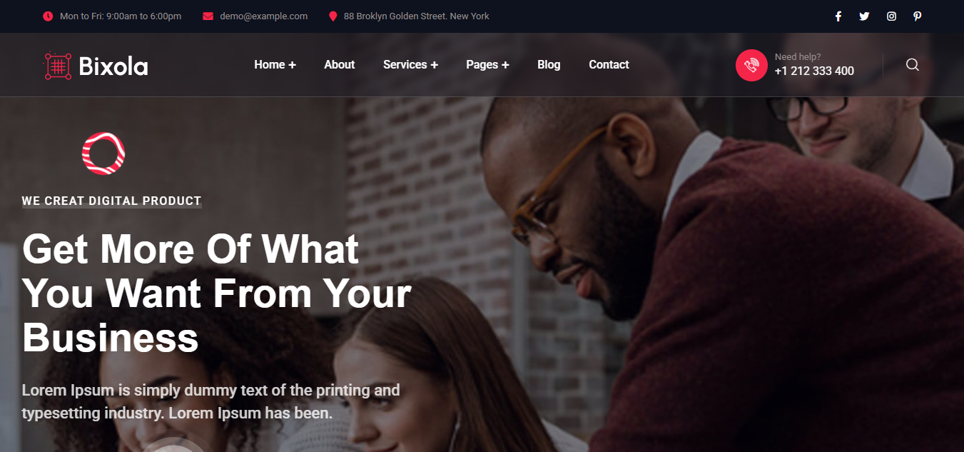 Bixola-–-Multipurpose-Business-Service-WordPress-Theme